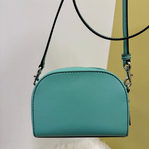 Marc Jacobs Playback Layers Logo Crossbody Purse Teal Pink 80s 90s Retro Barbie - Picture 3 of 16